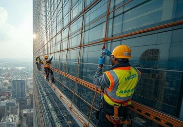 Glass railing safety net in Vijayawada