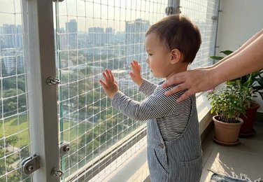 Kids play area safety net in Nellore