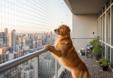 Dog protection balcony net in Vijayawada
