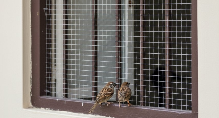 Sparrow Protection Nets Installation in Vijayawada