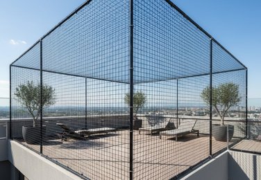 Terrace safety net in Vijayawada